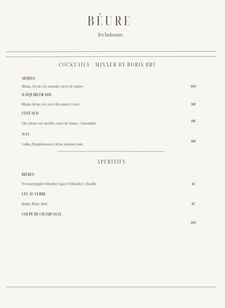 L'oustau di Pastre - Menu Image 3